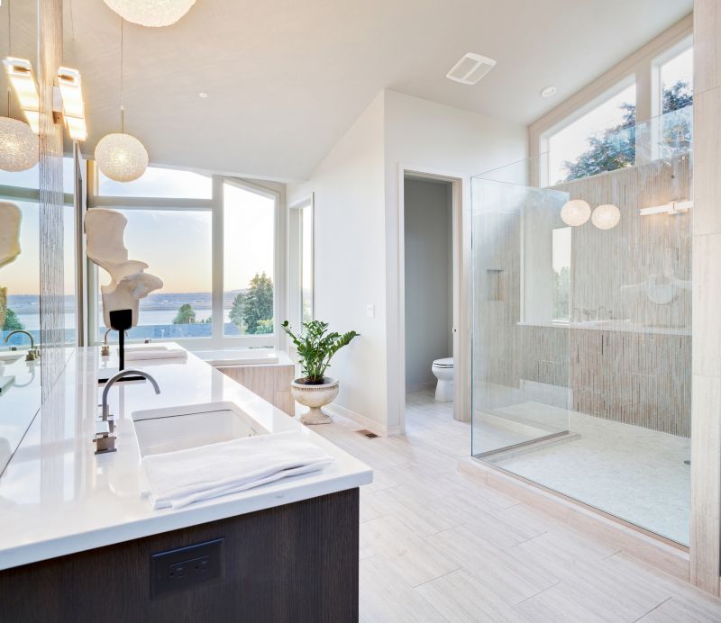 Wide Bathroom Renovation View